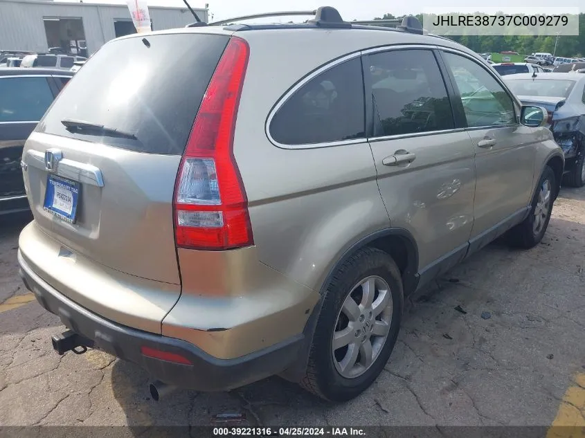 JHLRE38737C009279 2007 Honda Cr-V Ex-L