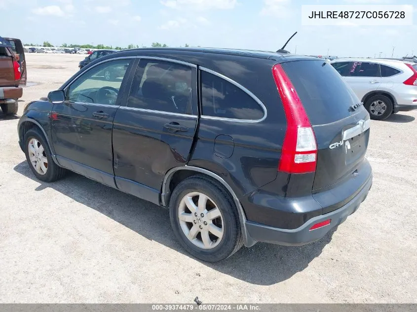 JHLRE48727C056728 2007 Honda Cr-V Ex-L