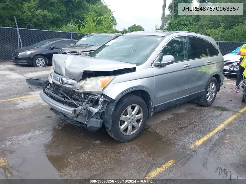 JHLRE48767C063357 2007 Honda Cr-V Ex-L