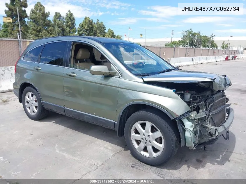 JHLRE487X7C052734 2007 Honda Cr-V Ex-L