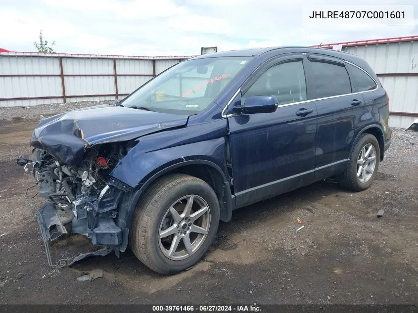 JHLRE48707C001601 2007 Honda Cr-V Ex-L