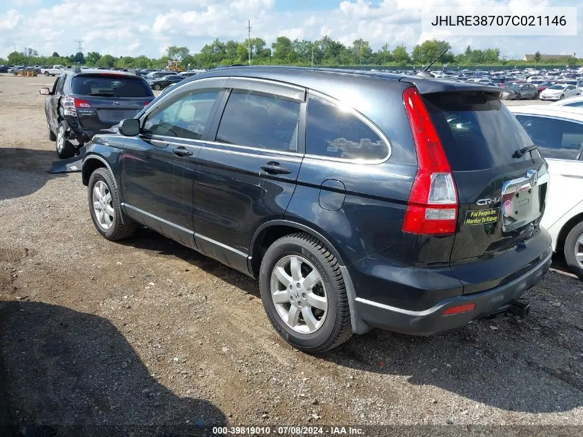 JHLRE38707C021146 2007 Honda Cr-V Ex-L