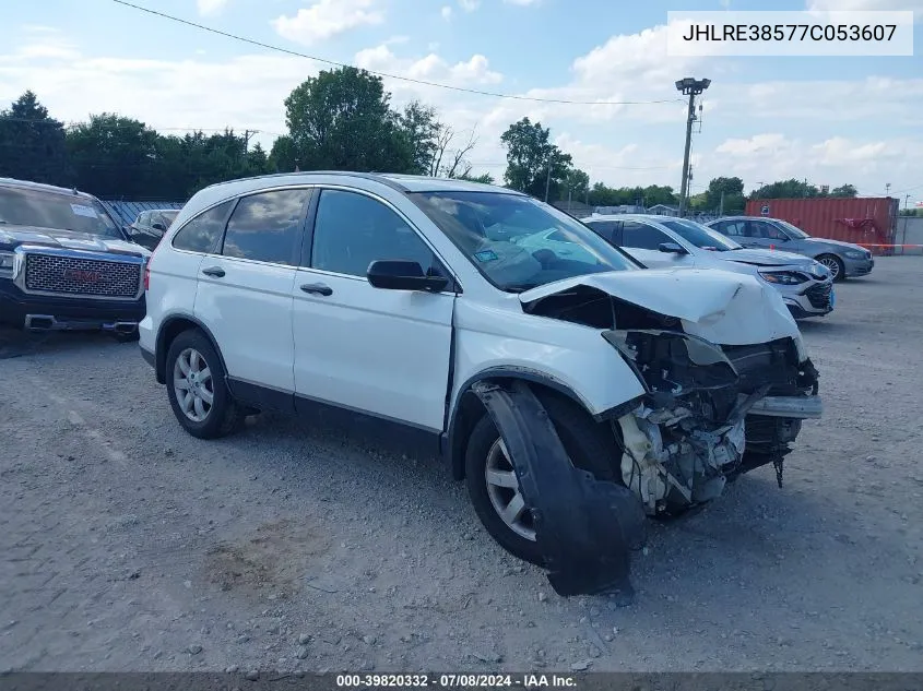 2007 Honda Cr-V Ex VIN: JHLRE38577C053607 Lot: 39820332