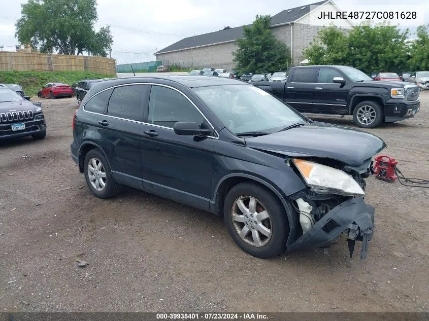 JHLRE48727C081628 2007 Honda Cr-V Ex-L