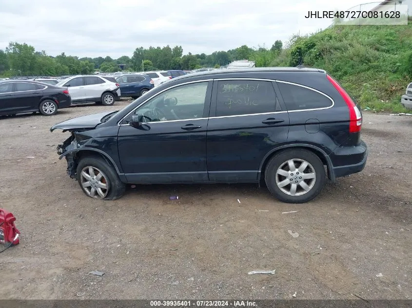 JHLRE48727C081628 2007 Honda Cr-V Ex-L