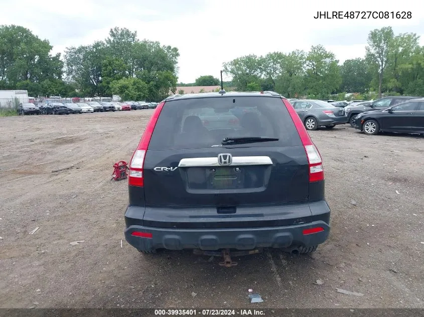 JHLRE48727C081628 2007 Honda Cr-V Ex-L