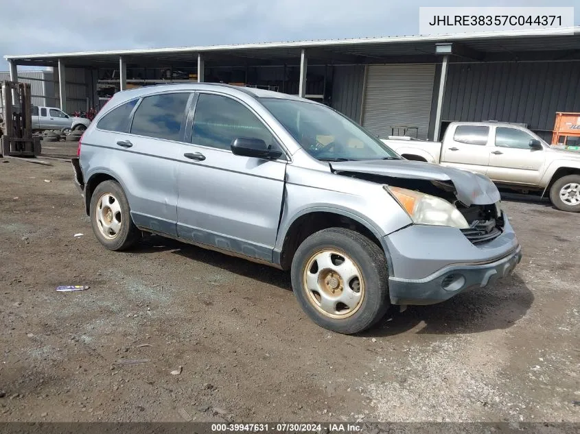 2007 Honda Cr-V Lx VIN: JHLRE38357C044371 Lot: 39947631