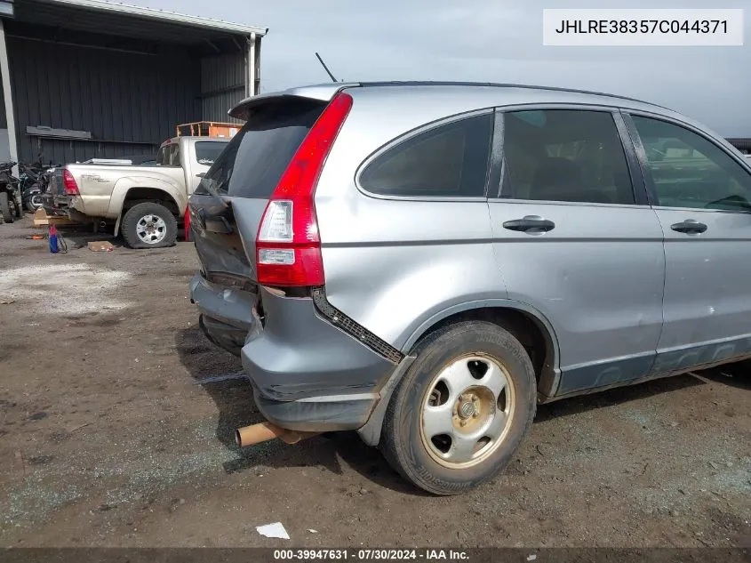 2007 Honda Cr-V Lx VIN: JHLRE38357C044371 Lot: 39947631