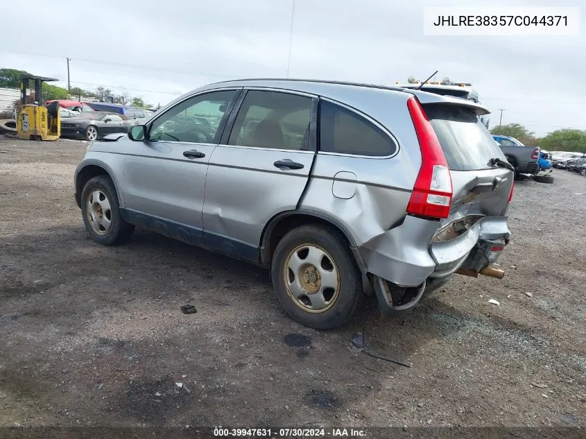 2007 Honda Cr-V Lx VIN: JHLRE38357C044371 Lot: 39947631