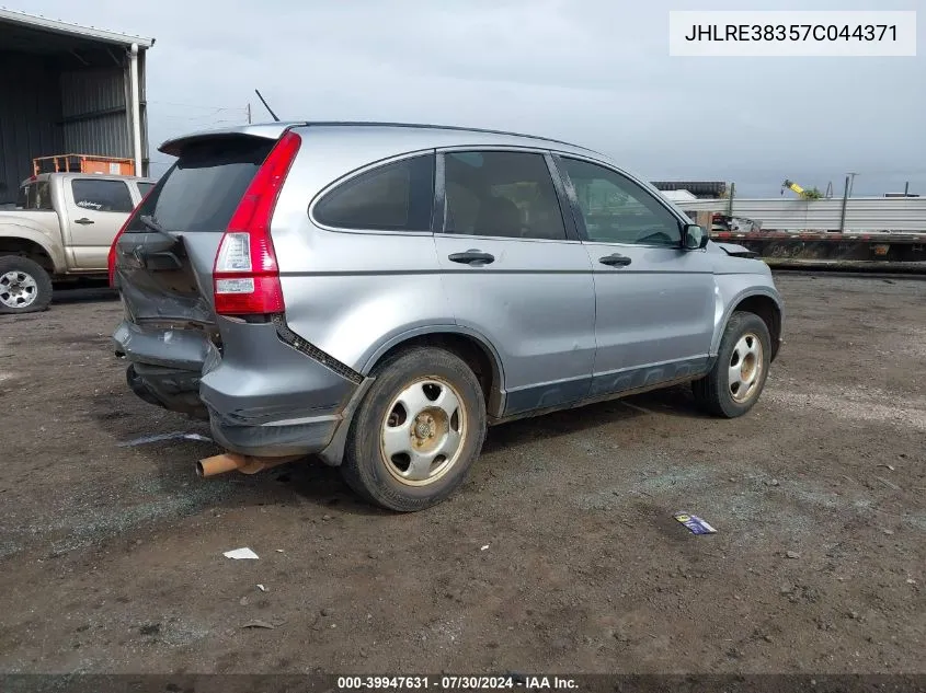 2007 Honda Cr-V Lx VIN: JHLRE38357C044371 Lot: 39947631