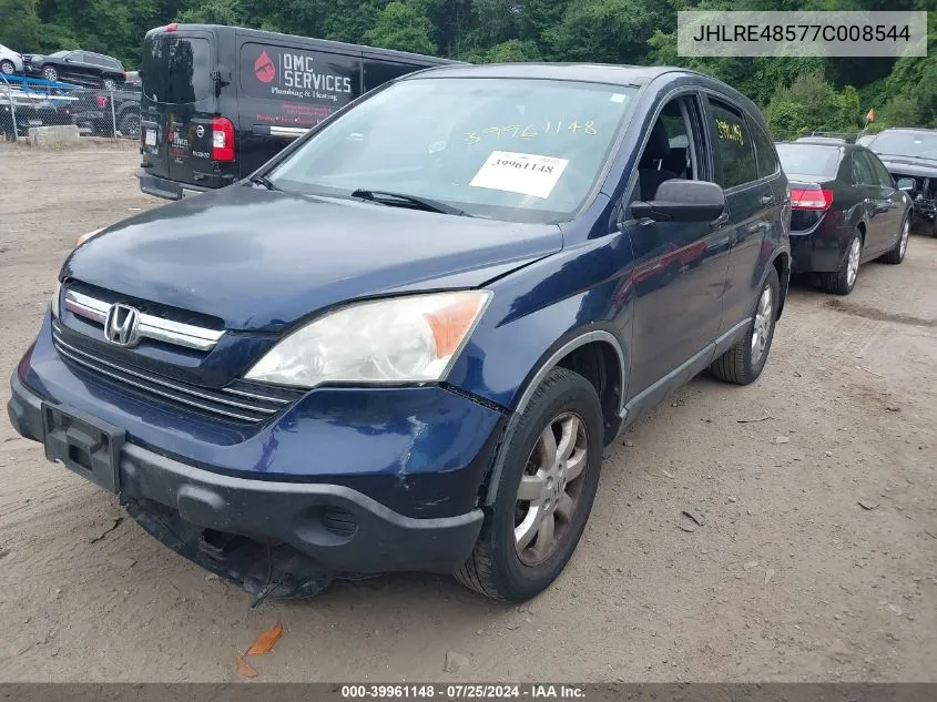 JHLRE48577C008544 2007 Honda Cr-V Ex