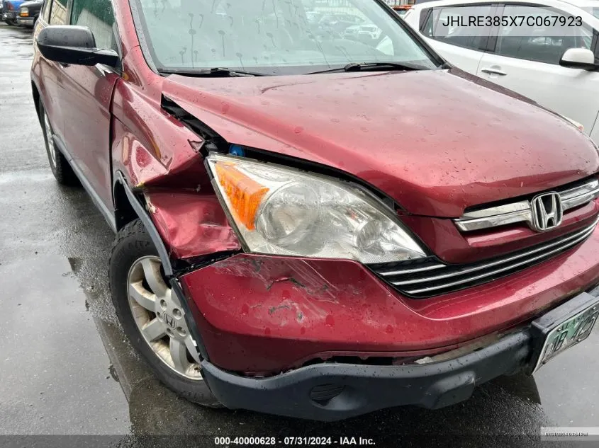 JHLRE385X7C067923 2007 Honda Cr-V Ex