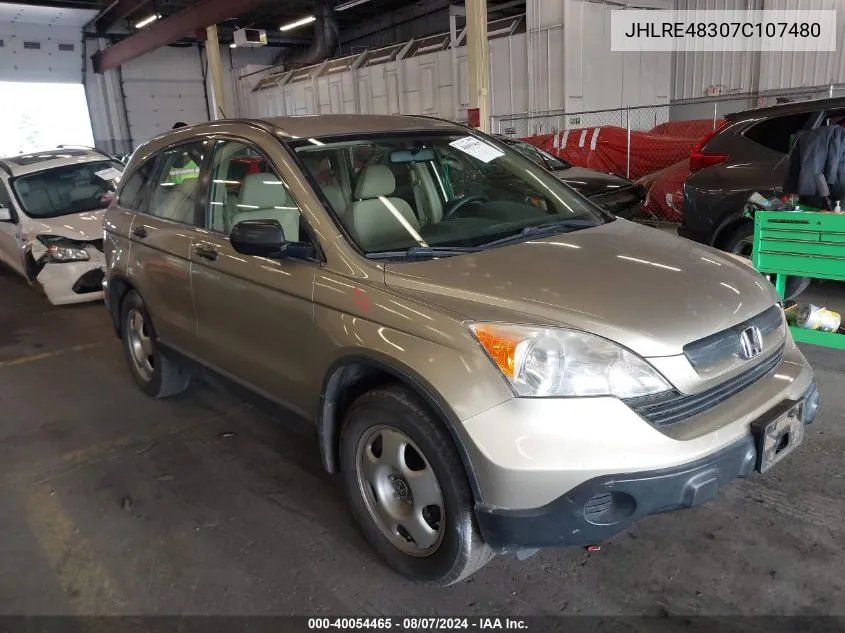 JHLRE48307C107480 2007 Honda Cr-V Lx