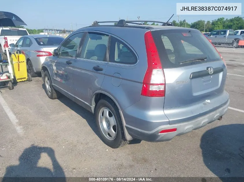 JHLRE38387C074917 2007 Honda Cr-V Lx