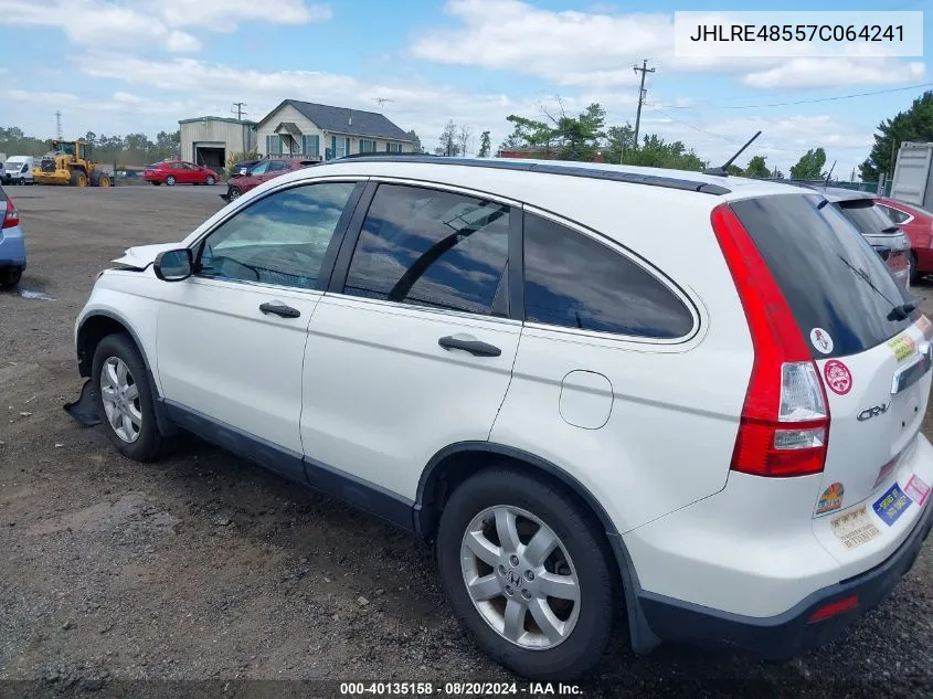 JHLRE48557C064241 2007 Honda Cr-V Ex