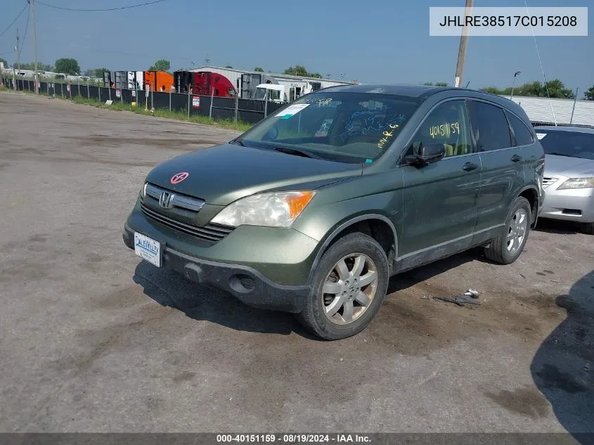 JHLRE38517C015208 2007 Honda Cr-V Ex