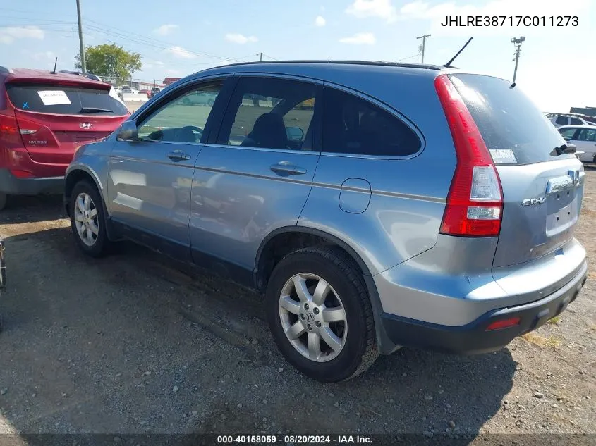 JHLRE38717C011273 2007 Honda Cr-V Ex-L