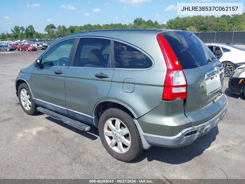 2007 Honda Cr-V Ex VIN: JHLRE38537C062157 Lot: 40209043