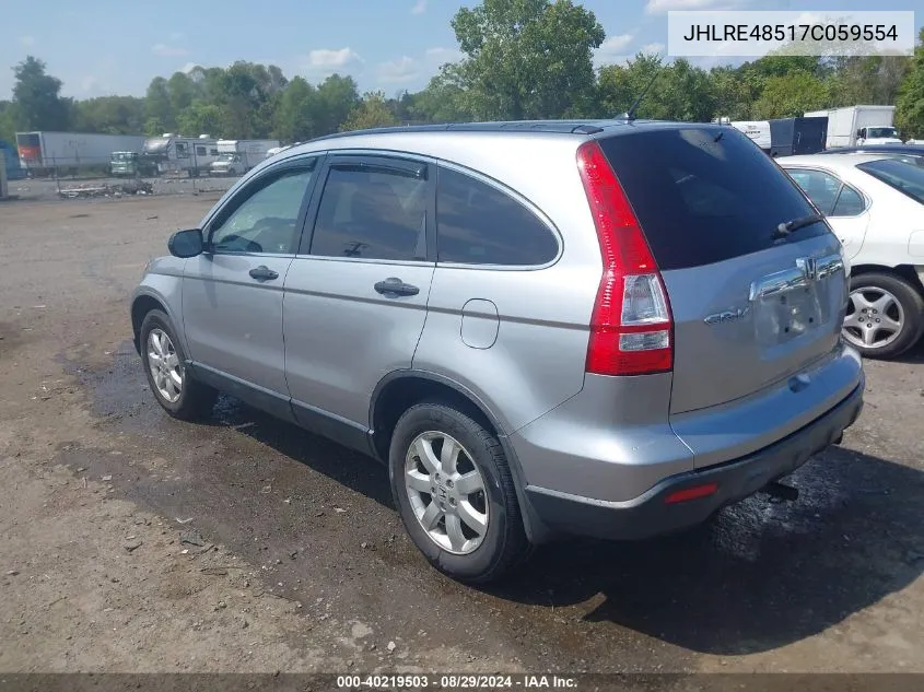 JHLRE48517C059554 2007 Honda Cr-V Ex