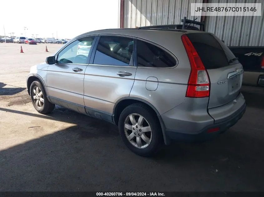 JHLRE48767C015146 2007 Honda Cr-V Ex-L