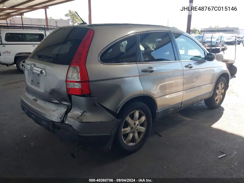 JHLRE48767C015146 2007 Honda Cr-V Ex-L