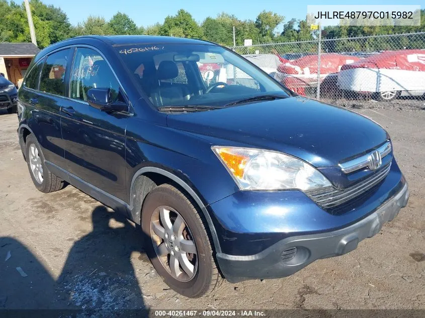 JHLRE48797C015982 2007 Honda Cr-V Ex-L