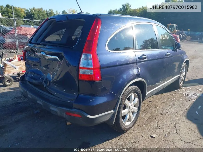 JHLRE48797C015982 2007 Honda Cr-V Ex-L