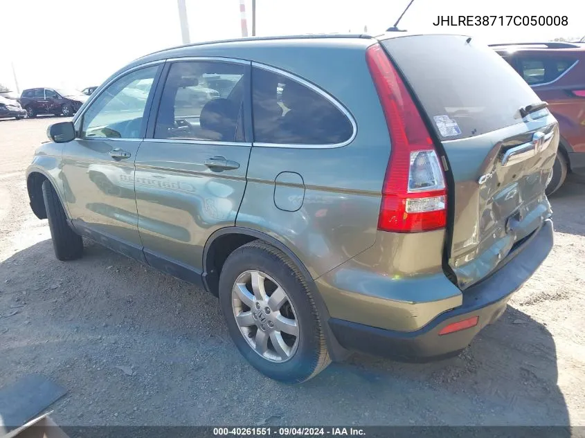 JHLRE38717C050008 2007 Honda Cr-V Ex-L