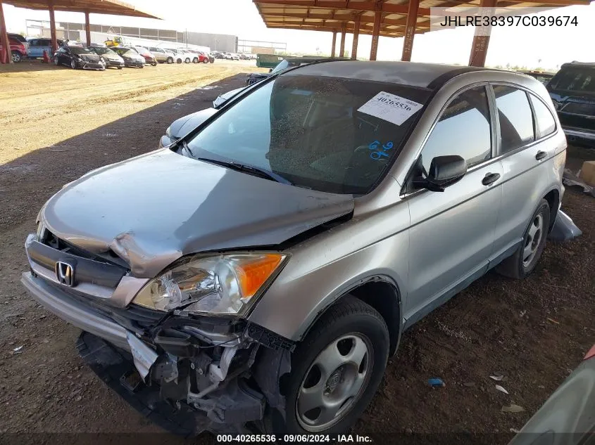 JHLRE38397C039674 2007 Honda Cr-V Lx