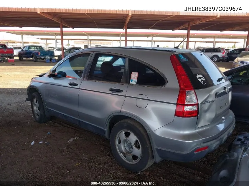 JHLRE38397C039674 2007 Honda Cr-V Lx