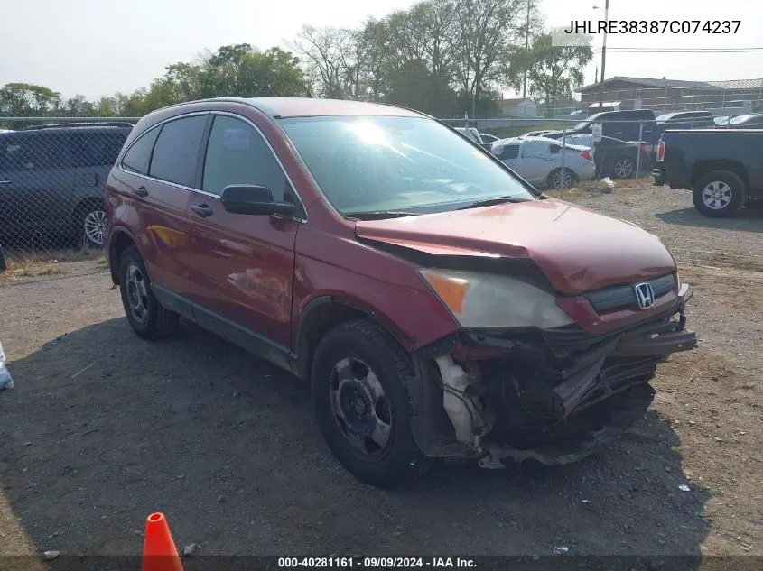 JHLRE38387C074237 2007 Honda Cr-V Lx