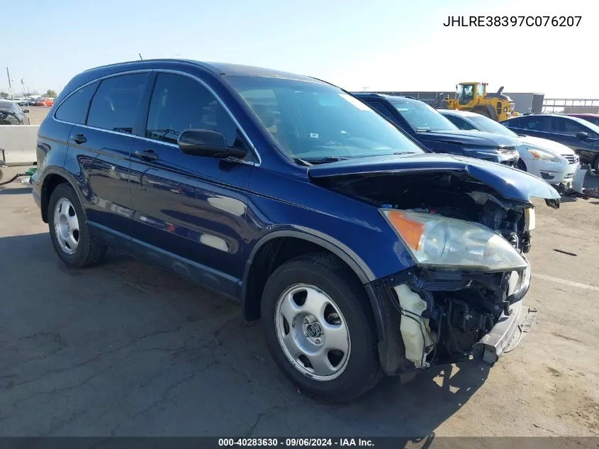 2007 Honda Cr-V Lx VIN: JHLRE38397C076207 Lot: 40283630