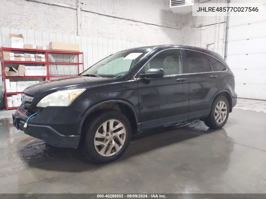 JHLRE48577C027546 2007 Honda Cr-V Ex