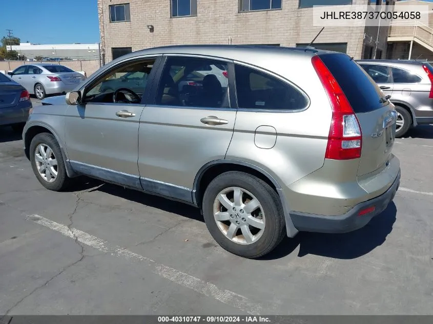 JHLRE38737C054058 2007 Honda Cr-V Ex-L