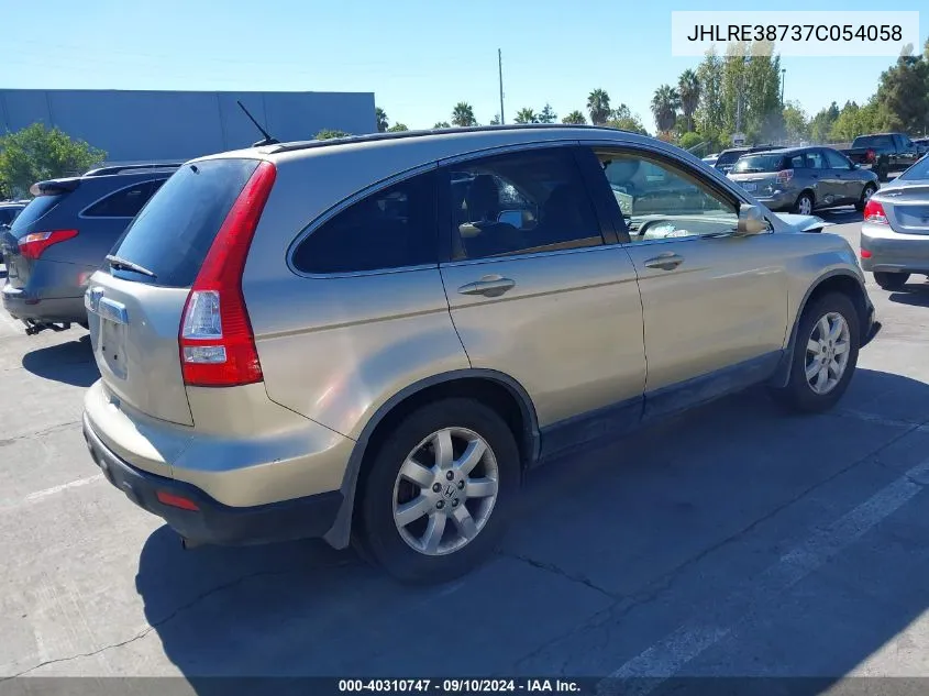 JHLRE38737C054058 2007 Honda Cr-V Ex-L