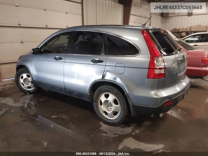 JHLRE48337C055665 2007 Honda Cr-V Lx