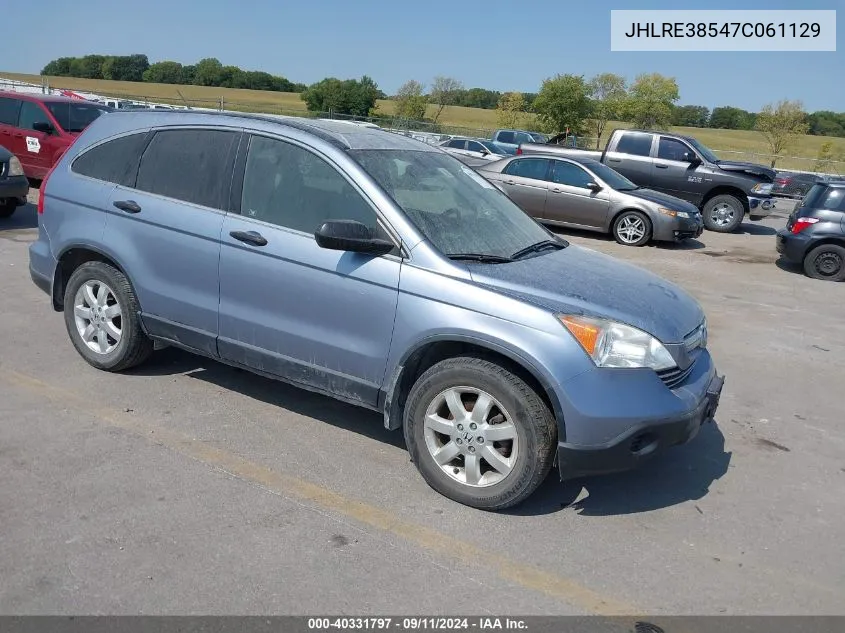 JHLRE38547C061129 2007 Honda Cr-V Ex