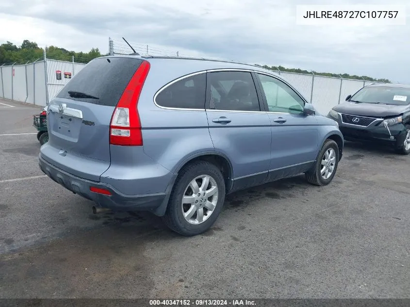 JHLRE48727C107757 2007 Honda Cr-V Ex-L