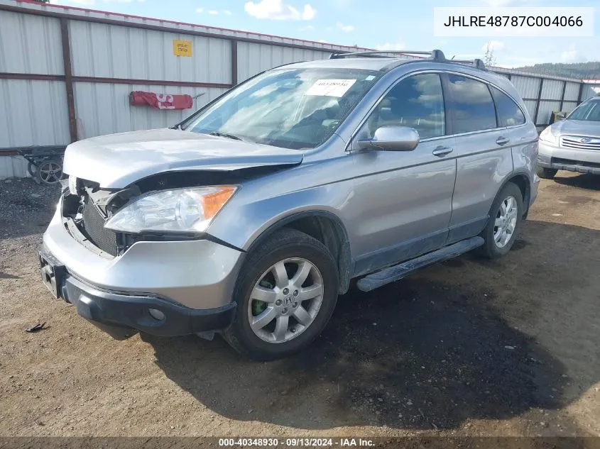 JHLRE48787C004066 2007 Honda Cr-V Ex-L