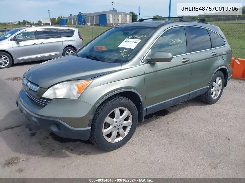 JHLRE48757C019706 2007 Honda Cr-V Ex-L