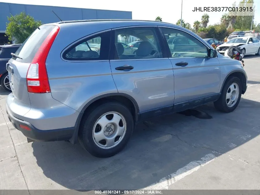 JHLRE38377C013915 2007 Honda Cr-V Lx