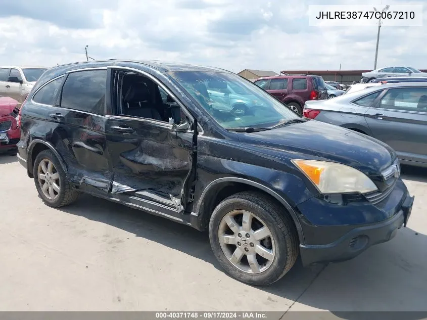 JHLRE38747C067210 2007 Honda Cr-V Ex-L