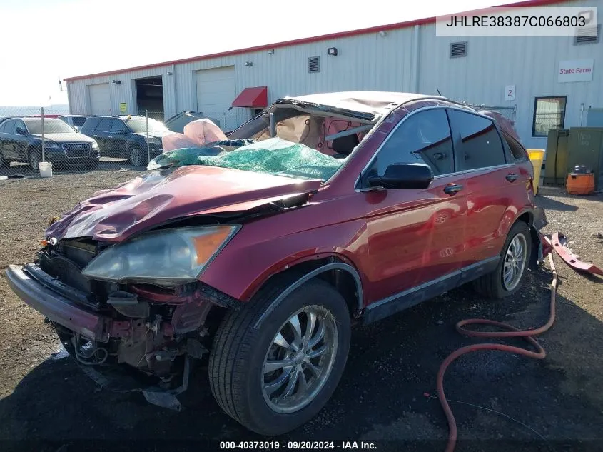 JHLRE38387C066803 2007 Honda Cr-V Lx