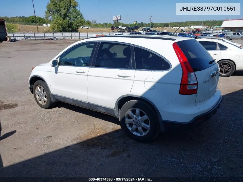 JHLRE38797C010551 2007 Honda Cr-V Ex-L