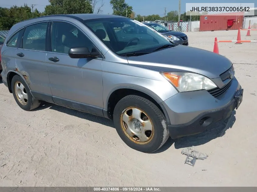 JHLRE38337C006542 2007 Honda Cr-V Lx