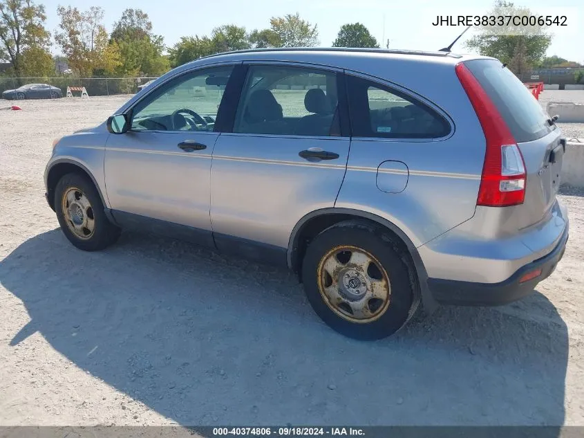 JHLRE38337C006542 2007 Honda Cr-V Lx