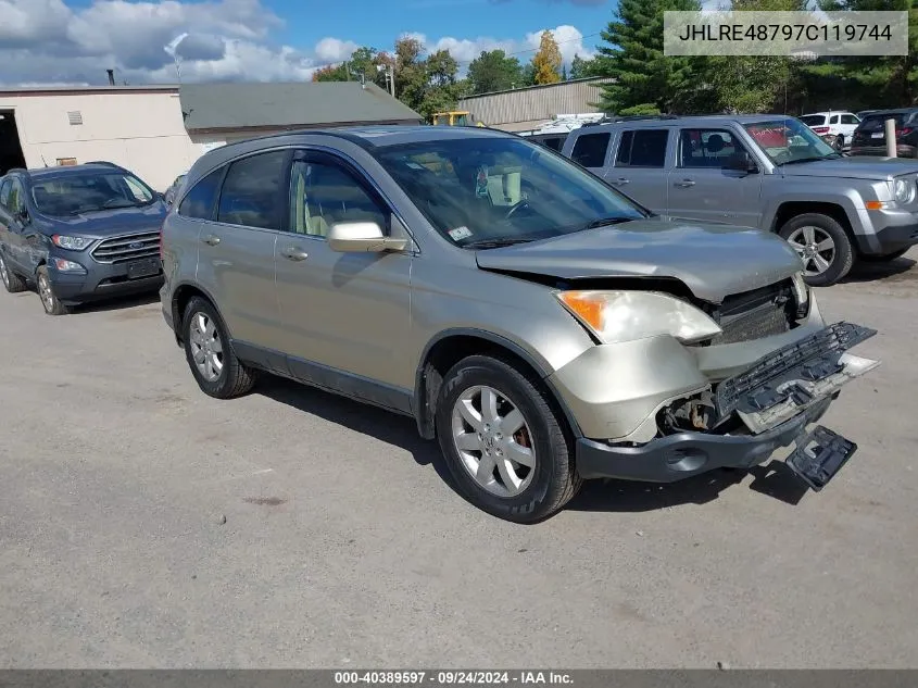 JHLRE48797C119744 2007 Honda Cr-V Ex-L