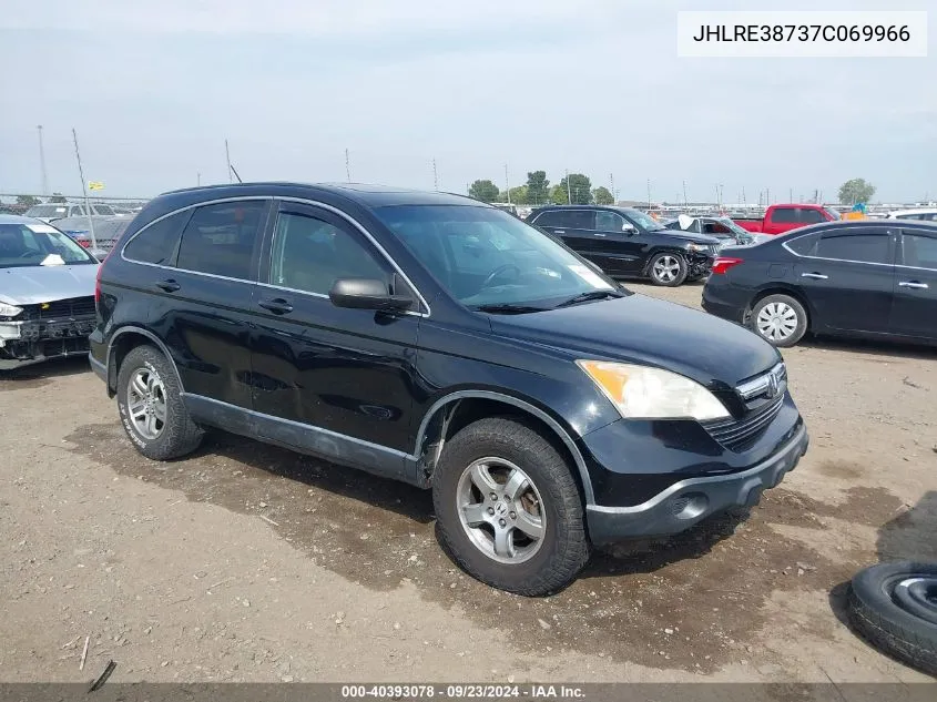 2007 Honda Cr-V Ex-L VIN: JHLRE38737C069966 Lot: 40393078