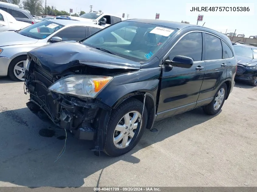 JHLRE48757C105386 2007 Honda Cr-V Ex-L