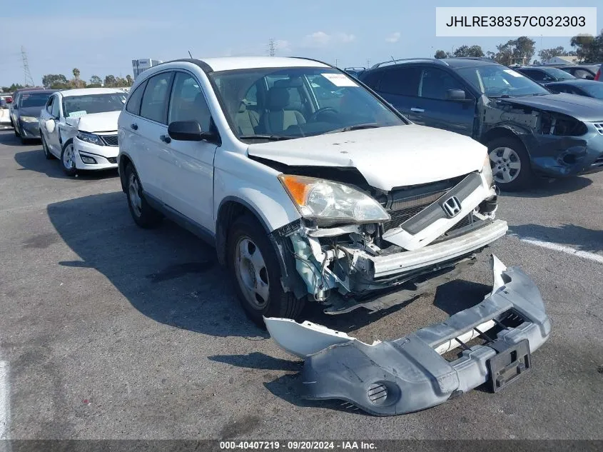 JHLRE38357C032303 2007 Honda Cr-V Lx